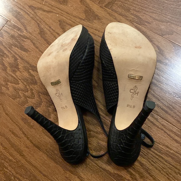 EUC Cole Haan Nike Air High Heeled Shoes, Size 8.5, Black, 5” heels. - Picture 5 of 5